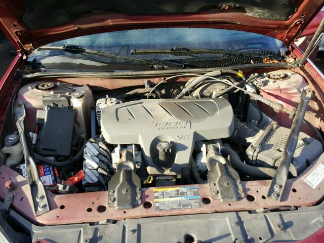 2G2WP552781143402 - 2008 PONTIAC GRAND PRIX RED photo 7