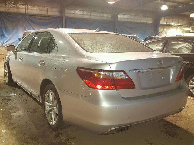 JTHDL5EF9C5004797 - 2012 LEXUS LS 460L SILVER photo 3