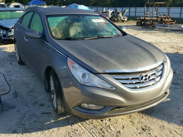 5NPEC4AC3DH510252 - 2013 HYUNDAI SONATA SE GRAY photo 1