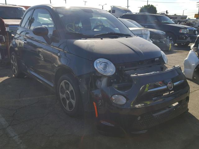 3C3CFFGE8DT714097 - 2013 FIAT 500 ELECTR BLACK photo 1