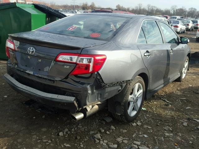 4T1BF1FK8CU175871 - 2012 TOYOTA CAMRY BASE GRAY photo 4