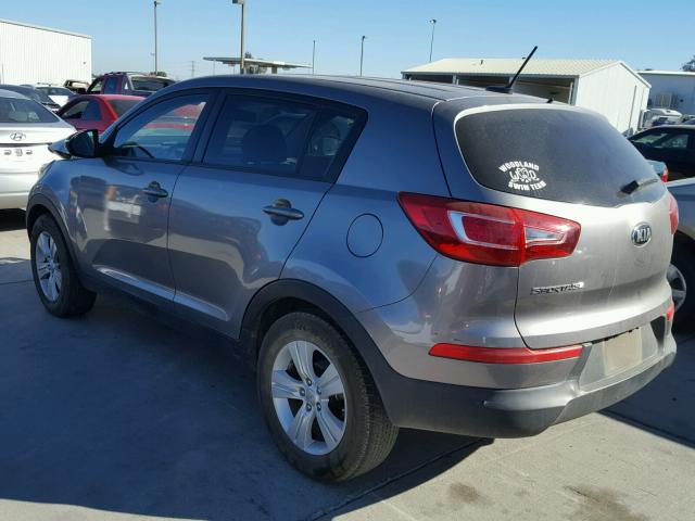 KNDPB3A25D7506236 - 2013 KIA SPORTAGE B BROWN photo 3