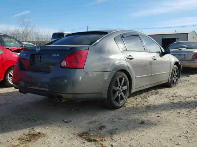 1N4BA41E64C920717 - 2004 NISSAN MAXIMA SE GRAY photo 4