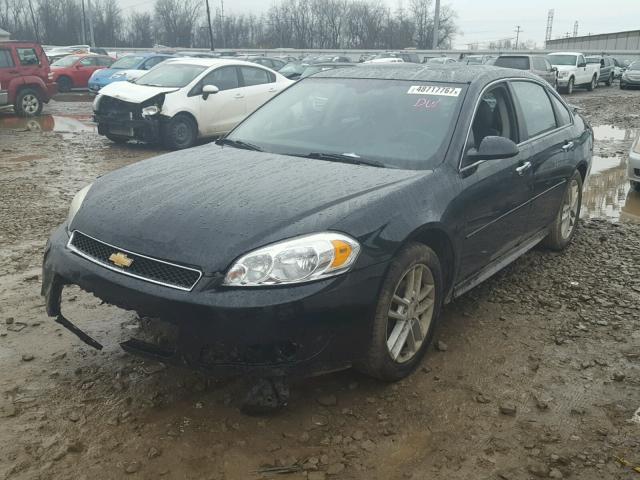 2G1WC5E36C1121893 - 2012 CHEVROLET IMPALA LTZ BLACK photo 2