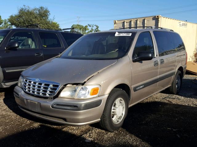 1GNDX03E2YD231210 - 2000 CHEVROLET VENTURE TAN photo 2