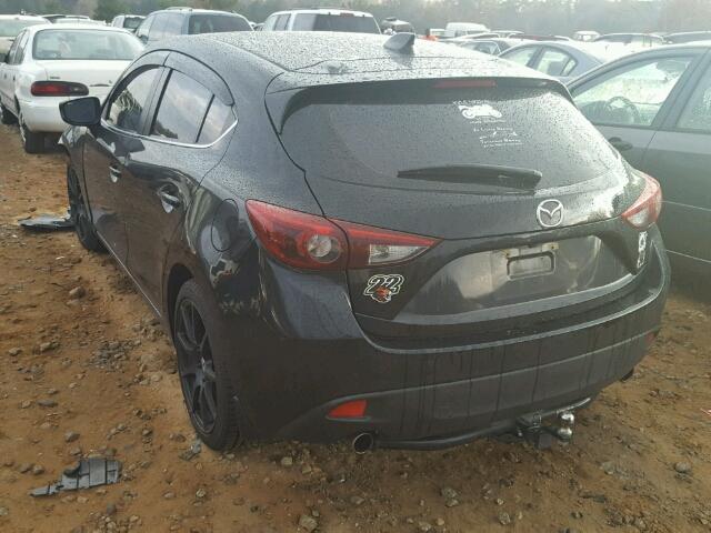 JM1BM1M36E1103125 - 2014 MAZDA 3 GRAND TO BLACK photo 3