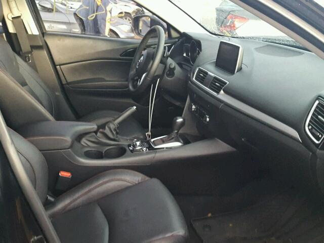 JM1BM1M36E1103125 - 2014 MAZDA 3 GRAND TO BLACK photo 5