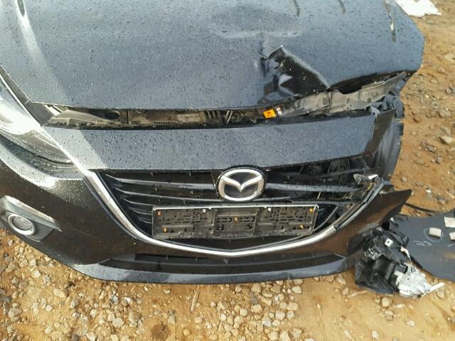JM1BM1M36E1103125 - 2014 MAZDA 3 GRAND TO BLACK photo 9