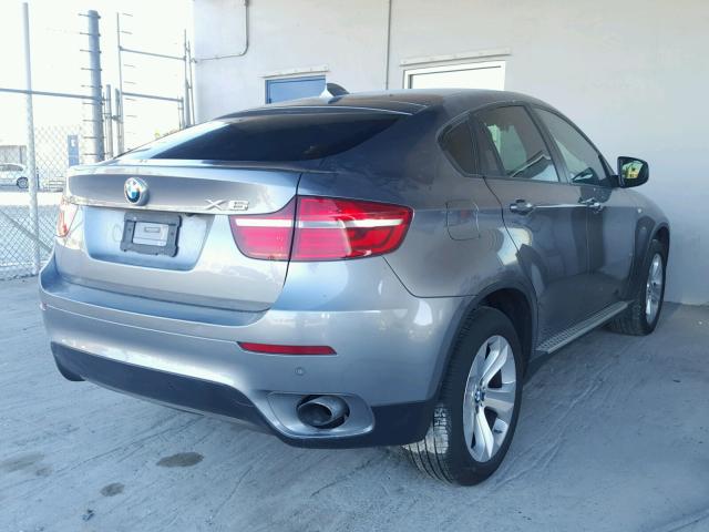 5UXFG2C5XE0H09505 - 2014 BMW X6 XDRIVE3 GRAY photo 4