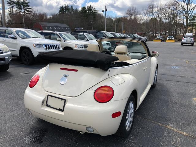 3VWCM31Y55M304272 - 2005 VOLKSWAGEN NEW BEETLE 白色 照片 3