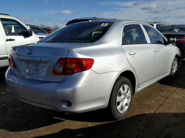 JTDBL40E199059800 - 2009 TOYOTA COROLLA BA SILVER photo 4