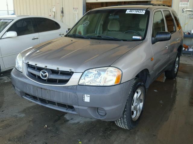 4F2YU06B22KM39014 - 2002 MAZDA TRIBUTE DX SILVER photo 2