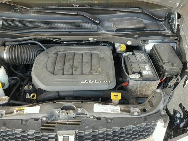 2C4RDGCG2DR550051 - 2013 DODGE GRAND CARA GRAY photo 7