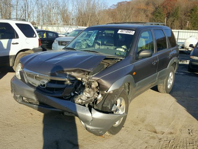 4F2YU09132KM19163 - 2002 MAZDA TRIBUTE LX GRAY photo 2