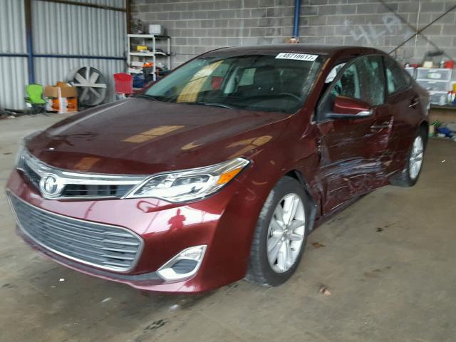 4T1BK1EB1DU022599 - 2013 TOYOTA AVALON BAS RED photo 2