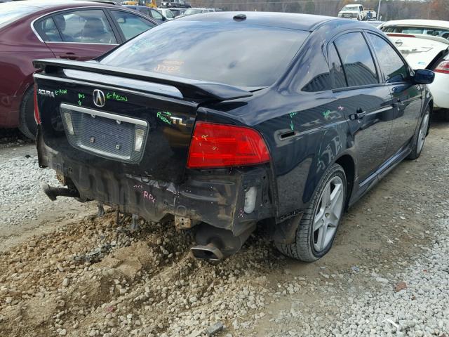 19UUA662X4A000471 - 2004 ACURA TL BLACK photo 4