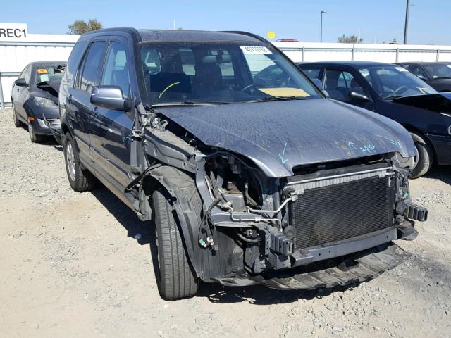 JHLRD78996C055144 - 2006 HONDA CR-V SE GRAY photo 1