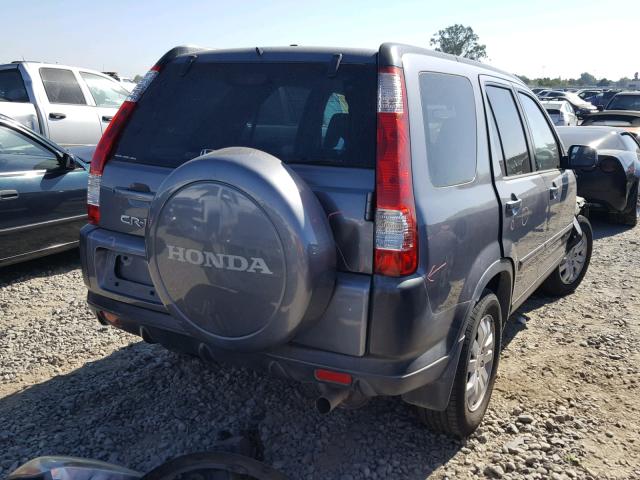 JHLRD78996C055144 - 2006 HONDA CR-V SE GRAY photo 4