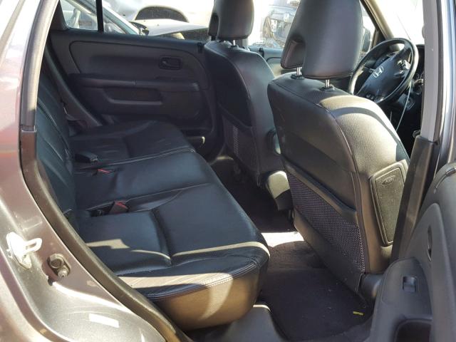 JHLRD78996C055144 - 2006 HONDA CR-V SE GRAY photo 6