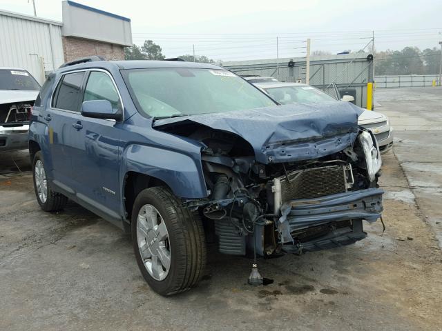 2CTFLSE54B6388995 - 2011 GMC TERRAIN SL BLUE photo 1