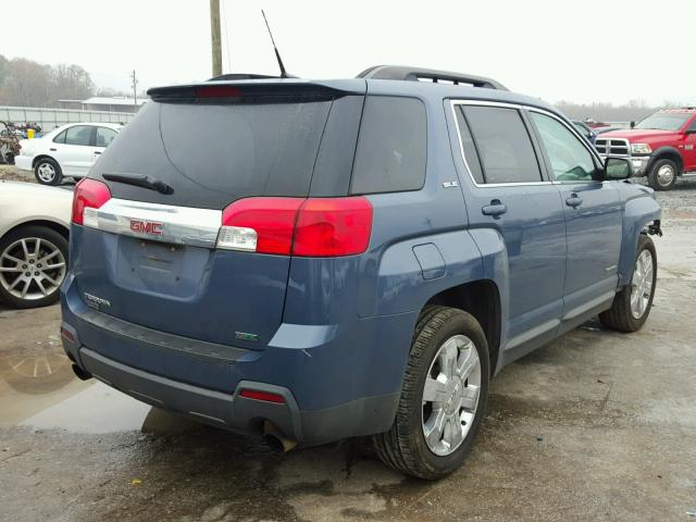 2CTFLSE54B6388995 - 2011 GMC TERRAIN SL BLUE photo 4