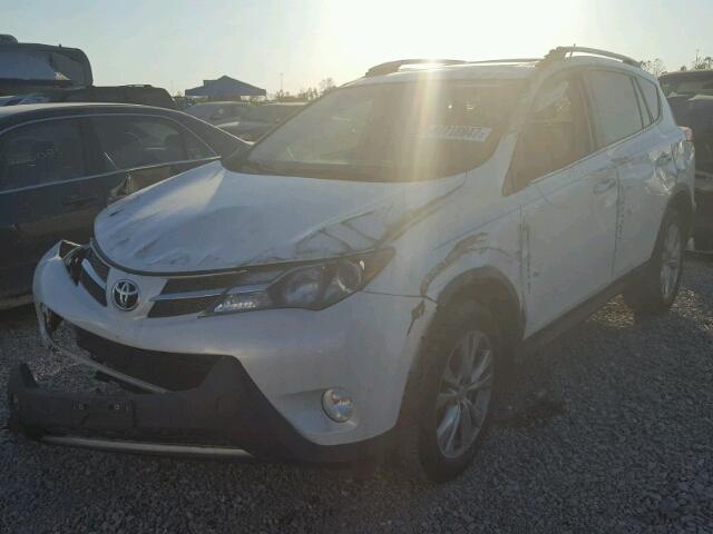 2T3DFREV7EW157665 - 2014 TOYOTA RAV4 LIMIT WHITE photo 2