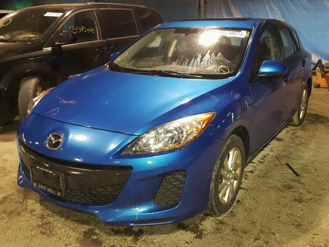 JM1BL1M75C1657551 - 2012 MAZDA 3 I BLUE photo 2