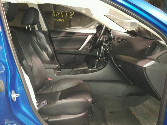 JM1BL1M75C1657551 - 2012 MAZDA 3 I BLUE photo 5