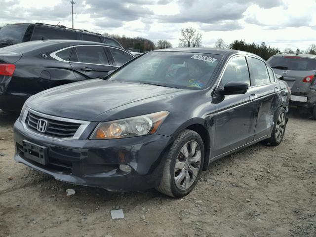 1HGCP36868A014841 - 2008 HONDA ACCORD EXL BLACK photo 2