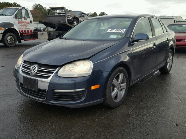 3VWRZ71K58M013371 - 2008 VOLKSWAGEN JETTA SE BLUE photo 2