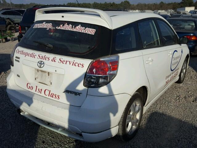 2T1KR32E08C691198 - 2008 TOYOTA COROLLA MA WHITE photo 4