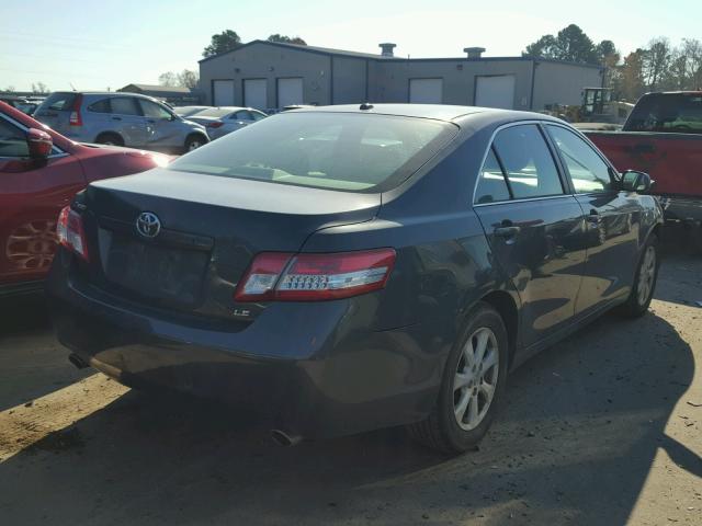 4T1BK3EK9AU606823 - 2010 TOYOTA CAMRY SE GRAY photo 4