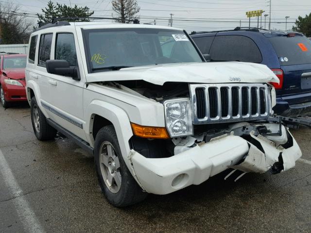 1J4RG4GK7AC113374 - 2010 JEEP COMMANDER WHITE photo 1