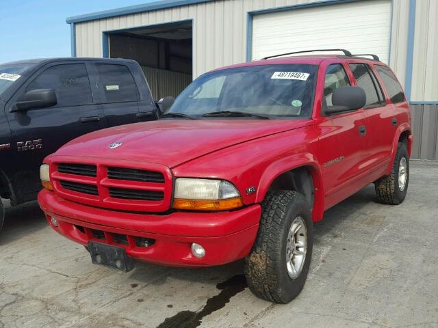 1B4HS28Y9XF519510 - 1999 DODGE DURANGO RED photo 2