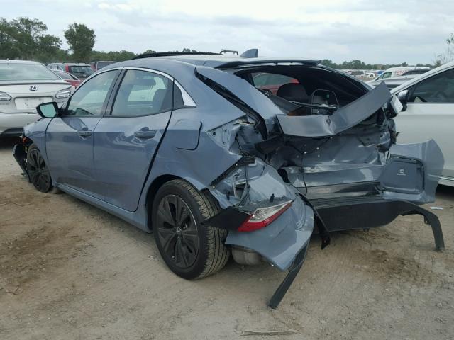 SHHFK7H53HU220855 - 2017 HONDA CIVIC EX GRAY photo 3