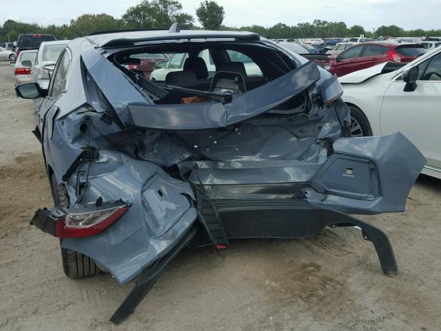 SHHFK7H53HU220855 - 2017 HONDA CIVIC EX GRAY photo 9