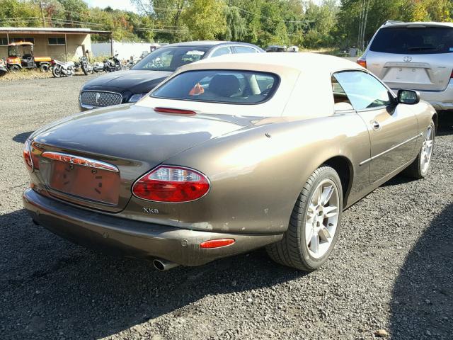 SAJDA42C41NA15462 - 2001 JAGUAR XK8 GOLD photo 4