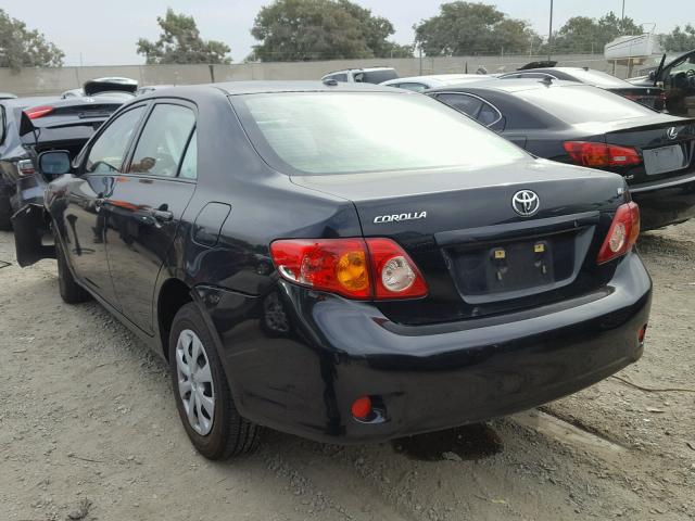 JTDBU4EE5AJ075748 - 2010 TOYOTA COROLLA BA BLACK photo 3