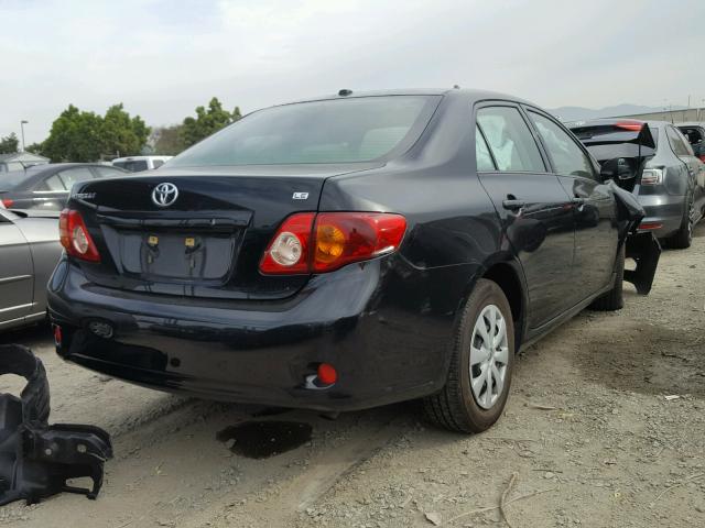 JTDBU4EE5AJ075748 - 2010 TOYOTA COROLLA BA BLACK photo 4