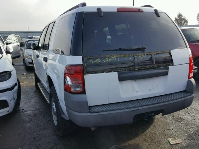 1FMZU72K53ZA94889 - 2003 FORD EXPLORER X WHITE photo 3