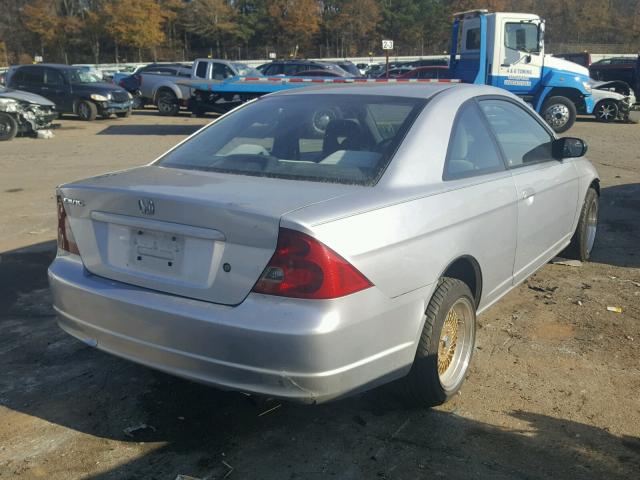 1HGEM21532L062804 - 2002 HONDA CIVIC LX SILVER photo 4