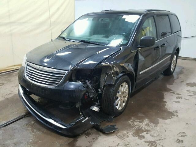 2C4RC1BG4DR621526 - 2013 CHRYSLER TOWN & COU BLACK photo 2