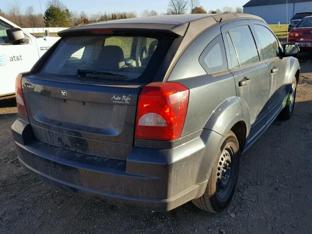 1B3HB28B07D566517 - 2007 DODGE CALIBER GRAY photo 4