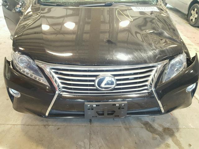 2T2BK1BAXDC219568 - 2013 LEXUS RX 350 BLACK photo 7