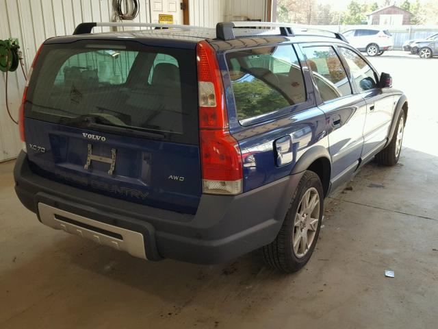 YV4SZ592861235987 - 2006 VOLVO XC70 BLUE photo 4