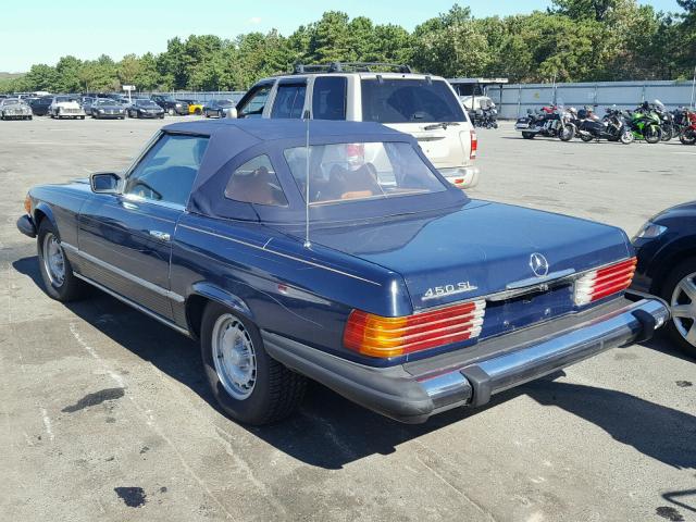 10704412053249 - 1979 MERCEDES-BENZ 450SL BLUE photo 3