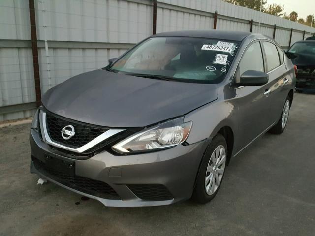 3N1AB7AP5HL705140 - 2017 NISSAN SENTRA S CHARCOAL photo 2