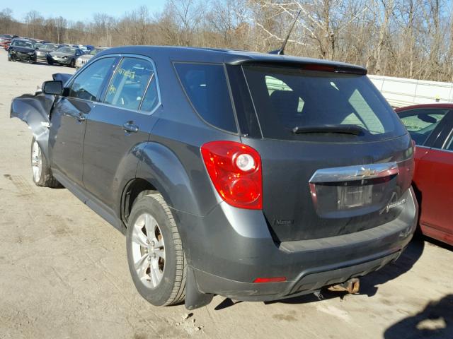 2CNALBEW0A6362807 - 2010 CHEVROLET EQUINOX LS GRAY photo 3