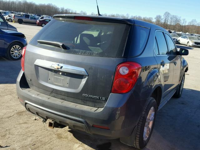 2CNALBEW0A6362807 - 2010 CHEVROLET EQUINOX LS GRAY photo 4