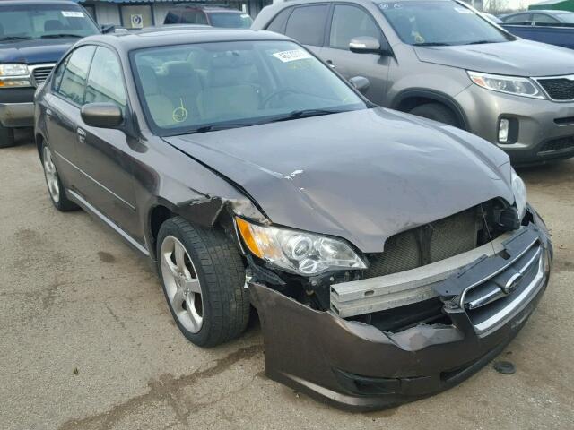 4S3BL616797225610 - 2009 SUBARU LEGACY 2.5 BROWN photo 1